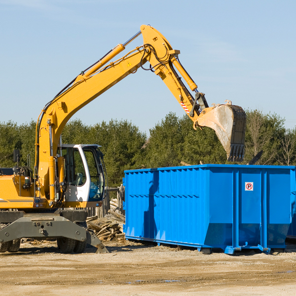 can i rent a residential dumpster for a construction project in River Hills Wisconsin